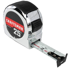 craftsman 25-feet tape measure